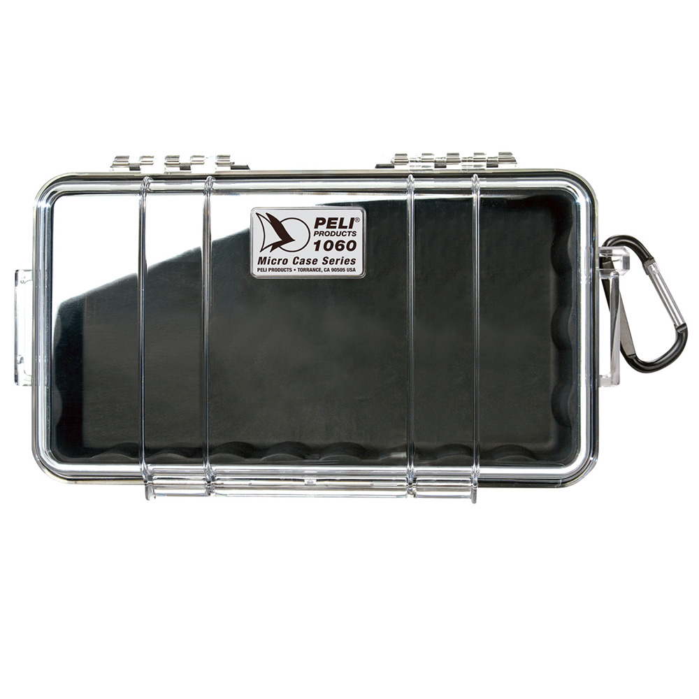 Peli - MicroCase 1060 (Schwarz / Transparent)