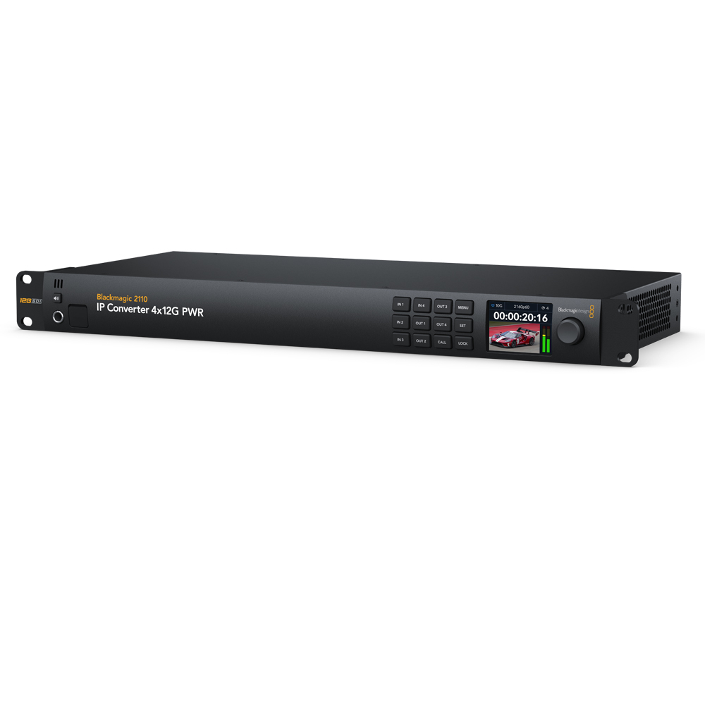 Blackmagic - 2110 IP Converter 4x12G PWR