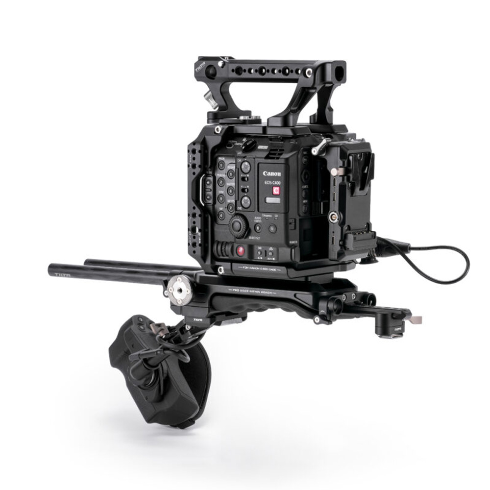 Tilta - Canon C400 Pro Kit (Full Cage, V-Mount; Shoulder Baseplate, Top Handle)