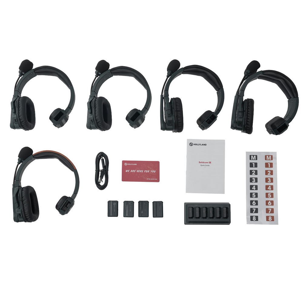 Hollyland - SOLIDCOM SE 5S Global Version (1x Master + 4x Remote Headset)