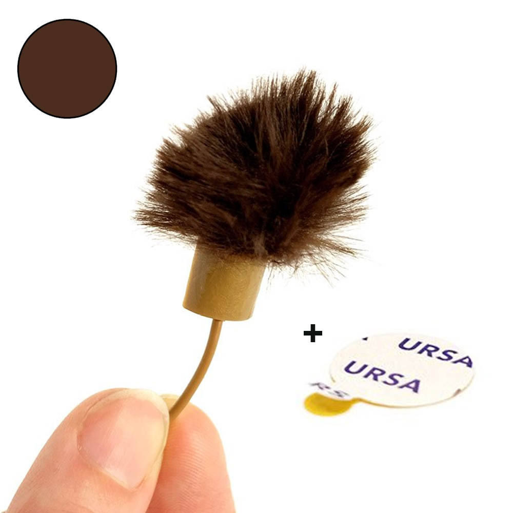 URSA - Fur Circle / 9x Fur Circle / 30x Stickies / Braun