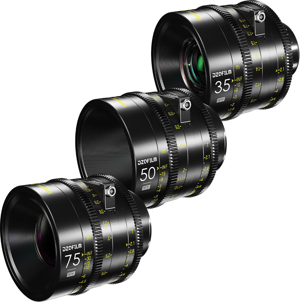 DZOFilms - Vespid Cyber FF Prime Lens Set 35/50/75mm T2.1 PL/EF-Mount