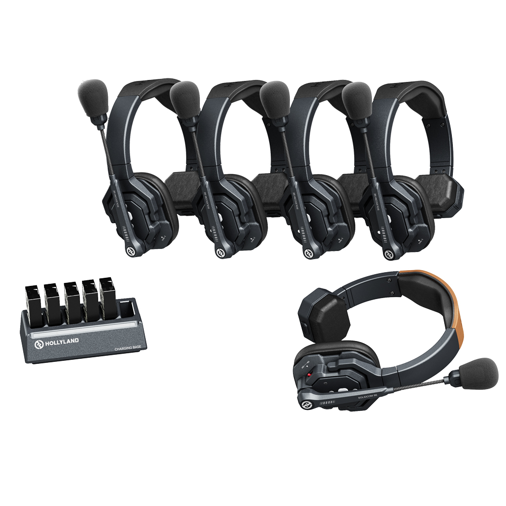 Hollyland - SOLIDCOM SE 5S Global Version (1x Master + 4x Remote Headset)