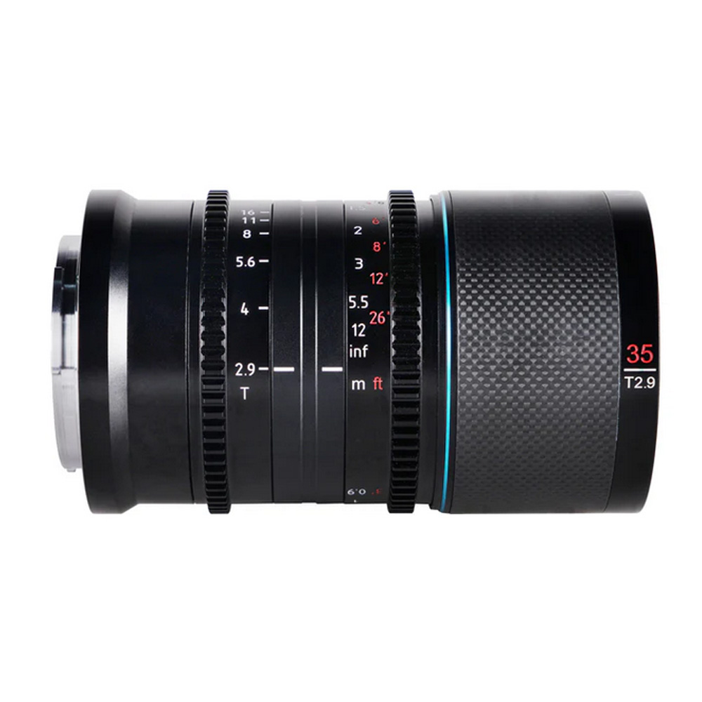 Sirui - Saturn 1.6x Carbon Fiber Vollformat Anamorpische Optik Set Z-Mount (35mm, 50mm & 75mm, Blue Flare)