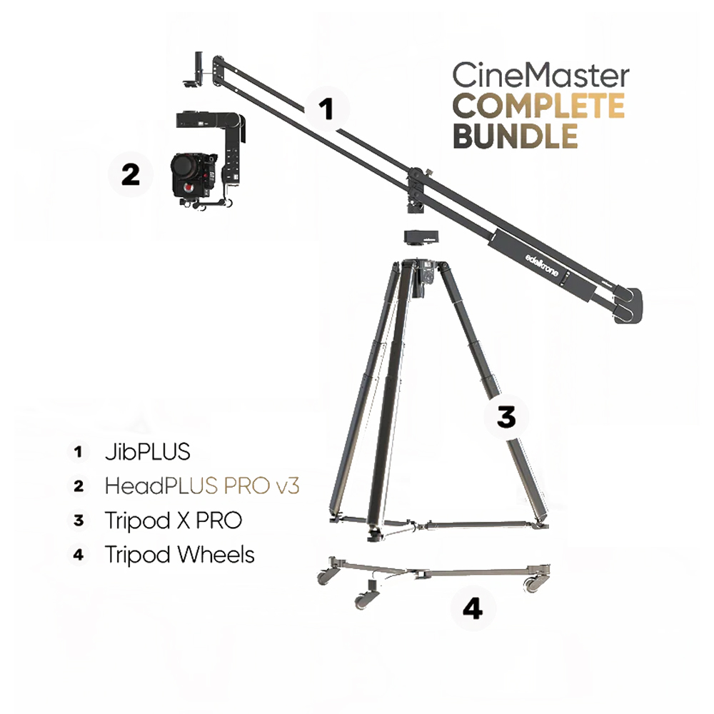 Edelkrone - CineMaster HeadPLUS PR V3 Complete Bundle