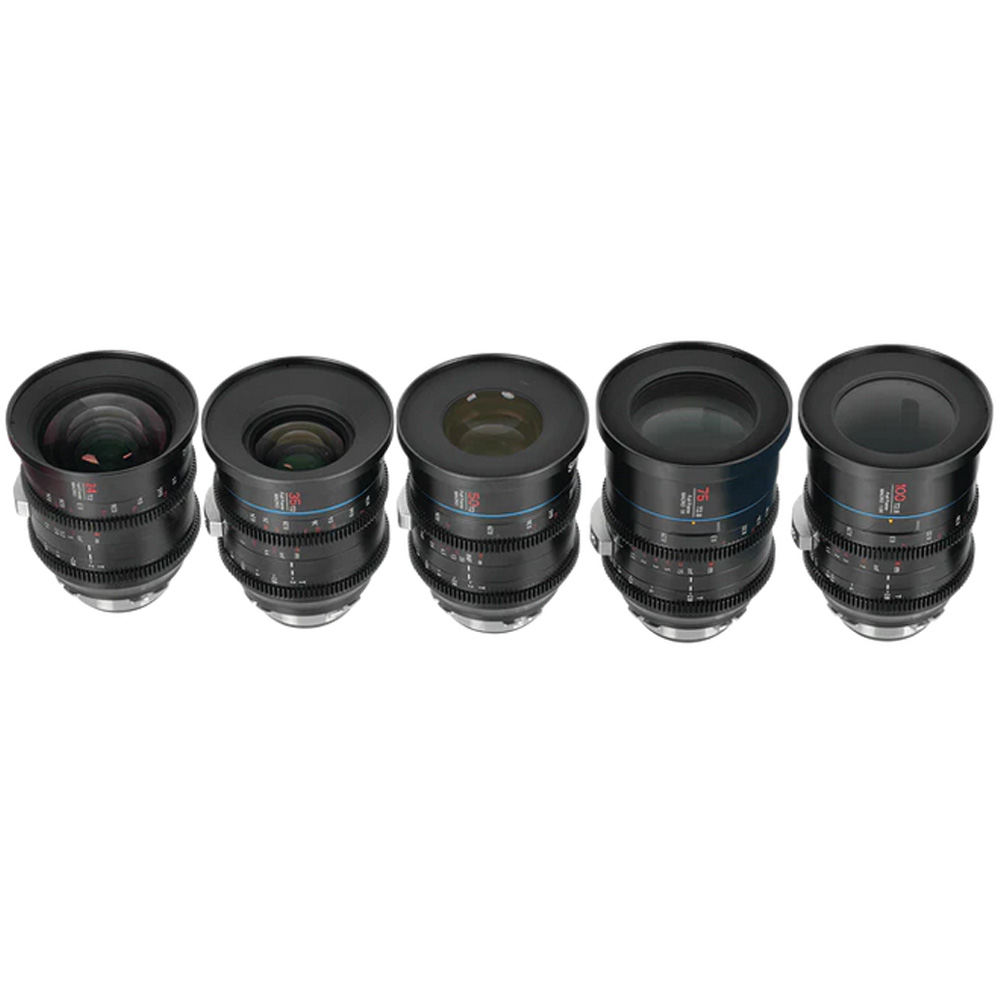 Sirui - Jupiter 5 Set -PL 24/35/50/75/100 Full Frame Macro Cine Lens Kit mit Hardcase (PL Mount)