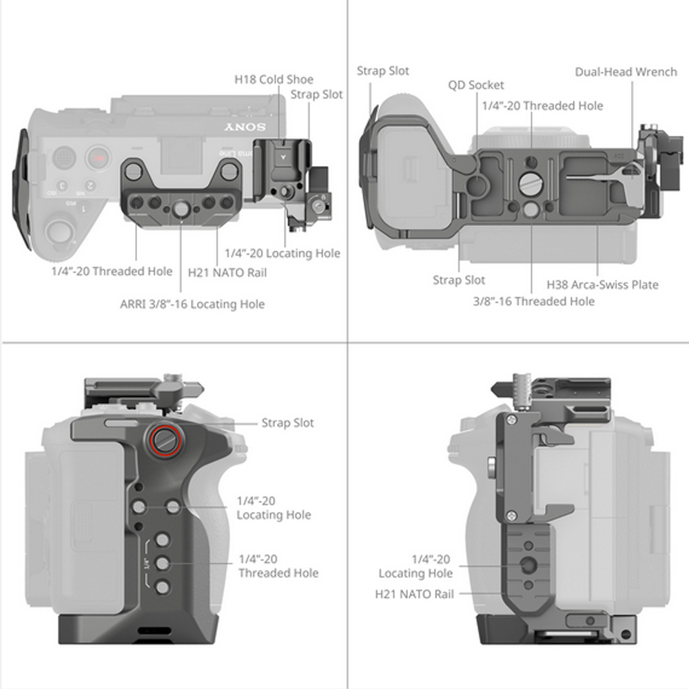 SmallRig - HawkLock Quick Release Cage Kit für FX30 / FX3 - 4770