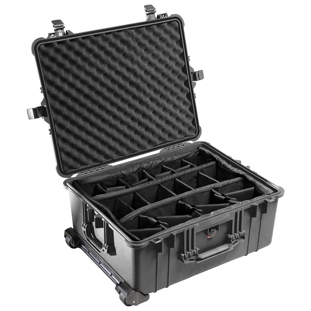 Peli - Protector Case 1610 (Schwarz) mit Divider