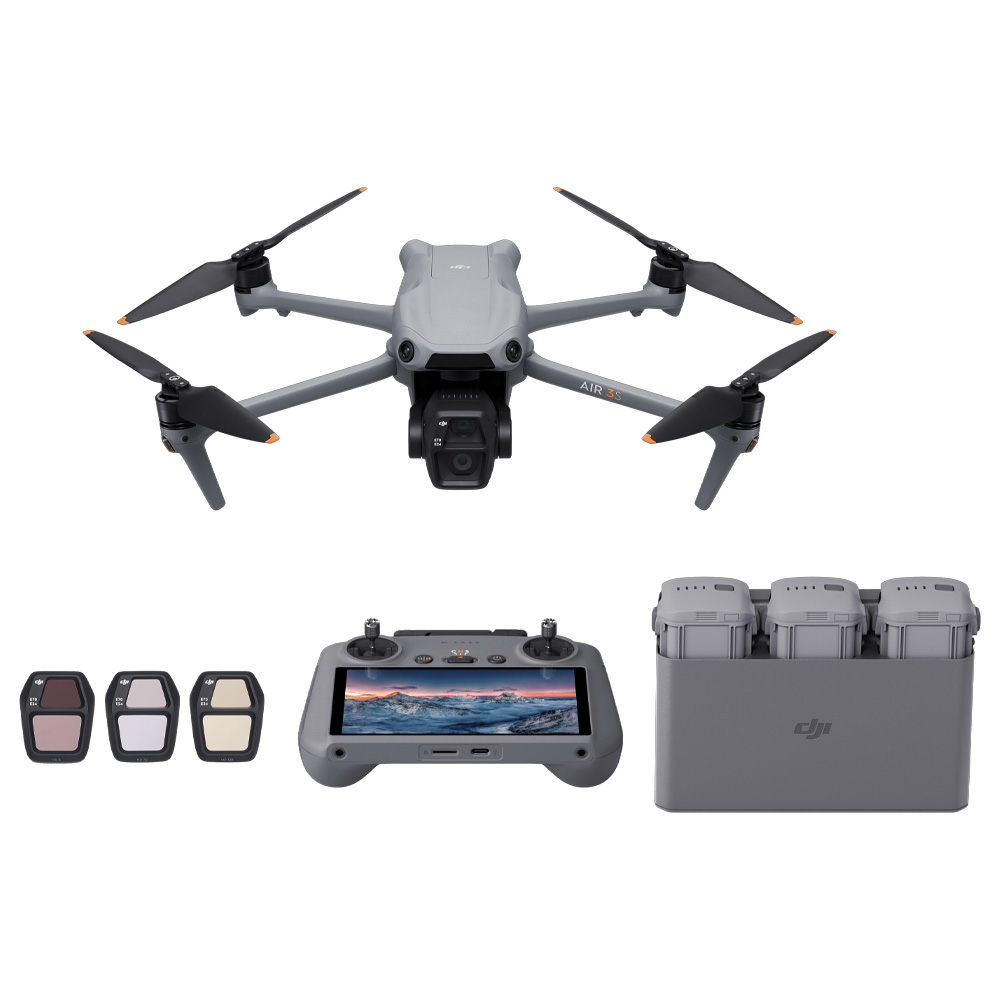 DJI - Air 3S Fly More Combo (DJI RC 2)