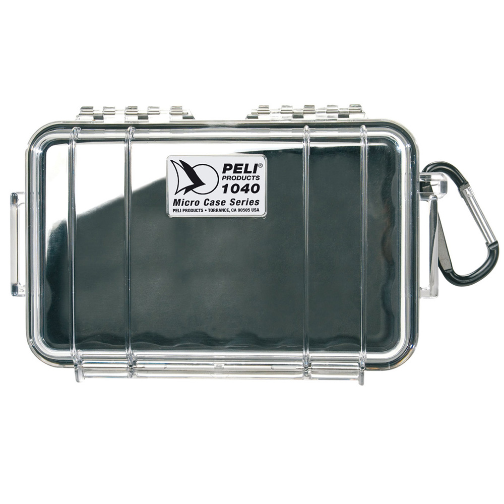 Peli - MicroCase 1040 (Schwarz / Transparent)