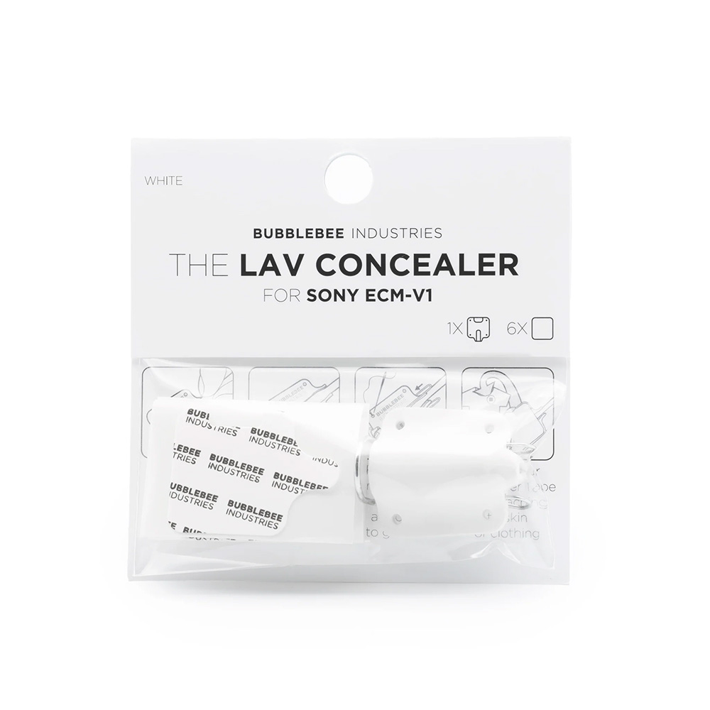 Bubblebee - The Lav Concealer für Sony ECM-V1, weiß single