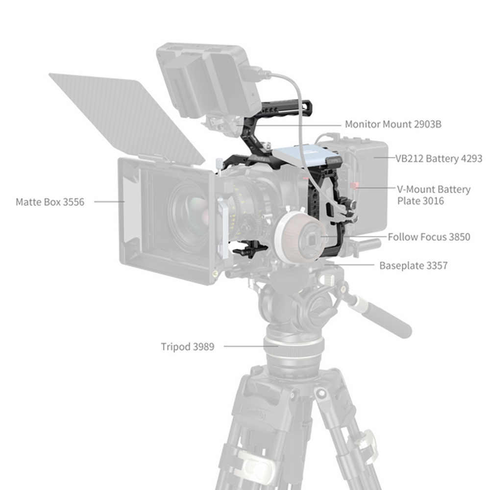 SmallRig - Basis-Käfig-Kit für BMCC 6K - 4574