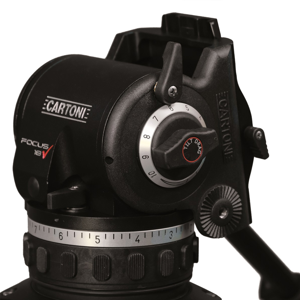 Cartoni - Focus 18 Fluid Head (+/- 90°)