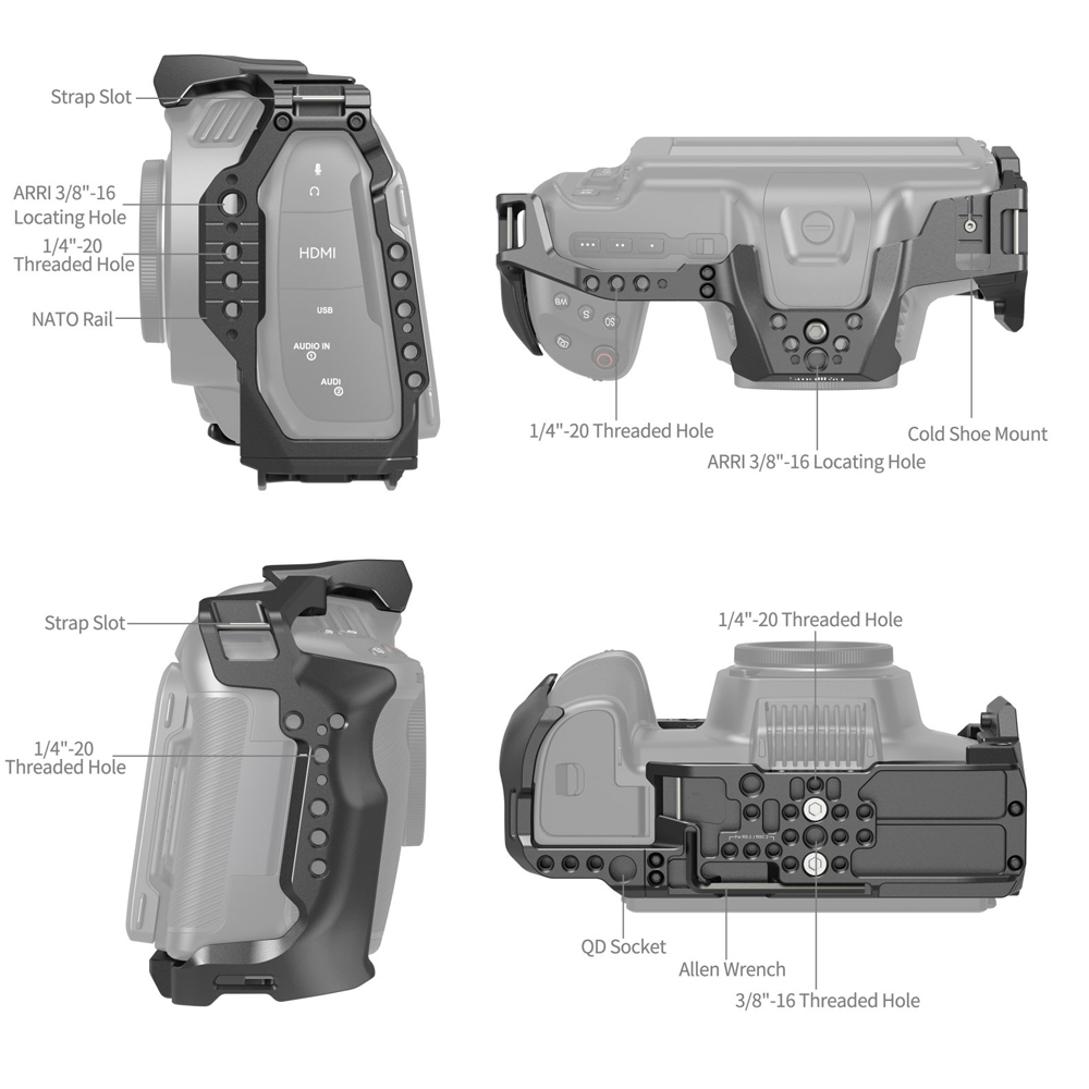 SmallRig - Full Cage für BMCC 6K - 4785